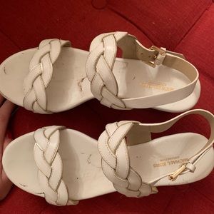 Michael Kors White Platform Size 37 Wedges